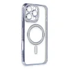Apple İphone 16 Pro Kılıf Joke Simli Magneticsafe Kılıf - Mavi