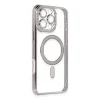 Apple İphone 16 Pro Kılıf Joke Simli Magneticsafe Kılıf - Pembe
