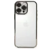 Apple İphone 16 Pro Kılıf Razer Lensli Silikon - Titanyum Gri