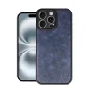 Apple İphone 16 Pro Max Kılıf Aras Deri Kapak - Lacivert