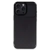 Apple İphone 16 Pro Max Kılıf Auto Focus Karbon Kapak - Siyah