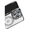 Apple İphone 16 Pro Max Kılıf Joke Simli Magneticsafe Kılıf - Siyah