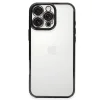 Apple İphone 16 Pro Max Kılıf Razer Lensli Silikon - Siyah