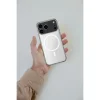 Apple İphone 17 Pro Kılıf Magneticsafe Şeffaf Silikon - Şeffaf
