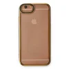 Apple İphone 6 Kılıf Liva Lens Silikon - Siyah