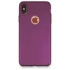İphone Xs Max Kılıf First Silikon - Mürdüm
