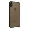 Apple İphone Xs Max Kılıf Montreal Silikon Kapak - Siyah