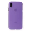 Apple İphone Xs Max Kılıf Pp Ultra İnce Kapak - Mor