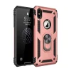 Apple İphone Xs Max Kılıf Sofya Yüzüklü Silikon Kapak - Rose