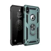 Apple İphone Xs Max Kılıf Sofya Yüzüklü Silikon Kapak - Yeşil