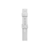 Apple Watch 38mm Kr408 Çizgili Silikon Kordon (saat Değildir) - Beyaz