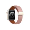 Apple Watch 38mm Kr414 Daks Deri Kordon (saat Değildir) - Pembe