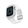 Apple Watch 42mm Kr401 Silikon Kordon (saat Değildir) - Şeffaf