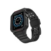 Apple Watch 42mm Kr401 Silikon Kordon (saat Değildir) - Siyah
