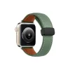 Apple Watch 42mm Kr414 Daks Deri Kordon (saat Değildir) - Koyu Yeşil