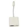 Apr22 Iphone Otg 2in1 - Beyaz