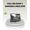 Araç DVR Kamerası 3’lü 170° Geniş Açılı Full HD ve Park Destekli