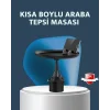 Araç İçi 360° Ayarlanabilir Bardaklık Tepsisi Geniş Yüzeyli ve Telefon Standlı