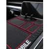 Araç İçi Kaydırmaz Organizer Mat Telefon Standlı Çok Amaçlı Konsol Düzenleyici
