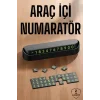 Araç İçi Numaratör Numaralık Torpido Üstü Açılır Kapanır Telefon Numarası Bırakma