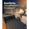 Araç İçi Şişme Yatak Araba Ve Kamp Yatağı Çanta Elektrikli Pompa Tamir Kiti Ve Yastıklı Yatak Seti