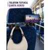 Araç İçi Telefon Sabitleyici ve Koltuk Arkası Çanta Askılığı
