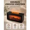 Aroma Difüzörü Simüle Alev Efektli Sessiz Hava Nemlendirici 250 ML