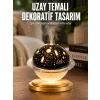 Aromaterapi Hava Nemlendirici Gece Lambası Uzay Model Satürn Oda Kokusu