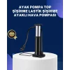 Ayakla Kullanılan Hava Pompası Araç ve Bisiklet İçin Uygun