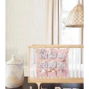 Baby 9 Cepli Bağlamalı Beşik Kenarı Düzenleyici (pembe)