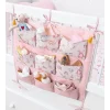 Baby 9 Cepli Bağlamalı Beşik Kenarı Düzenleyici (pembe)