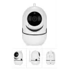 Baby Kamera Kablosuz 720P Beyaz 360 Derece Wifi Kamera Full HD 1080p