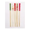 Bambu Chopstick Çubuk Yemek Çubuğu Yıkanabilir Tekrar Kullanılabilir (3 Çift- 6 Adet )