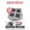 Banyo Gider Süzgeci 50 Adet Yapışkanlı Filtre, 10x10 cm