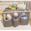 Bebek Beşik Başucu Düzenleyici Kapaklı 5 Bölmeli Organizer