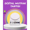 Beyaz Plastik Dijital Mutfak Tartısı – 24x16.8x1.5cm