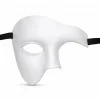 Beyaz Yarım Erkek Maske – Phantom Parti & Balo Maskesi