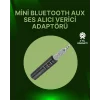Bluetooth 4.1 Ses Alıcısı | 3.5mm Girişli Hoparlör & Kulaklıklar İçin Kablosuz Dönüştürücü