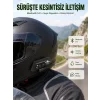 Bluetooth 5.0 Motosiklet Kask Kulaklık Eller Serbest ve Müzik Özellikli Yeni Nesil