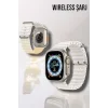 Bluetooth Bağlantılı 49MM Dokunmatik Akıllı Saat Sağlık ve Spor Takip Özellikli