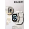 Bluetooth Bağlantılı 49MM Dokunmatik Akıllı Saat Sağlık ve Spor Takip Özellikli