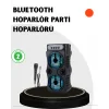 Bluetooth Bağlantılı Taşınabilir Hoparlör – LED Işıklı, FM Radyolu, Mikrofon Girişli