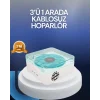Bluetooth Hoparlör – 3-ü-1 Saatli Gece Lambası ve Vintage Tasarım