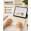 Bluetooth Kablosuz Klavye – İnce Slim Model, Tablet ve Akıllı TV Uyumlu, Sessiz Tuşlu Taşınabilir Klavye