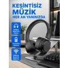 Bluetooth Kablosuz Kulak Üstü Kulaklık Katlanabilir Konforlu ve Şık Tasarımlı