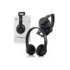 Bluetooth Kablosuz Kulaklık Siyah Wireless 5.0 Kulak Üstü Uzun Pil Ömrü