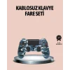 Bluetooth Kablosuz PS4 Gamepad Çift Motorlu Siyah Controller