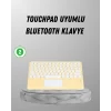 Bluetooth Klavye – Kablosuz, Sessiz Tuşlu, Android iOS Windows Uyumlu, Kompakt Taşınabilir Tasarım