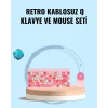 Bluetooth Klavye ve Mouse Kombinasyonu – USB Alıcılı, Kompakt, Uzun Ömürlü