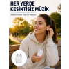Bluetooth Kulaklık Beyaz Çağrı Cevaplama Dokunmatik Kontrol Kablosuz Yeni Nesil